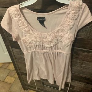 Wet seal floral shirt in fair condition
